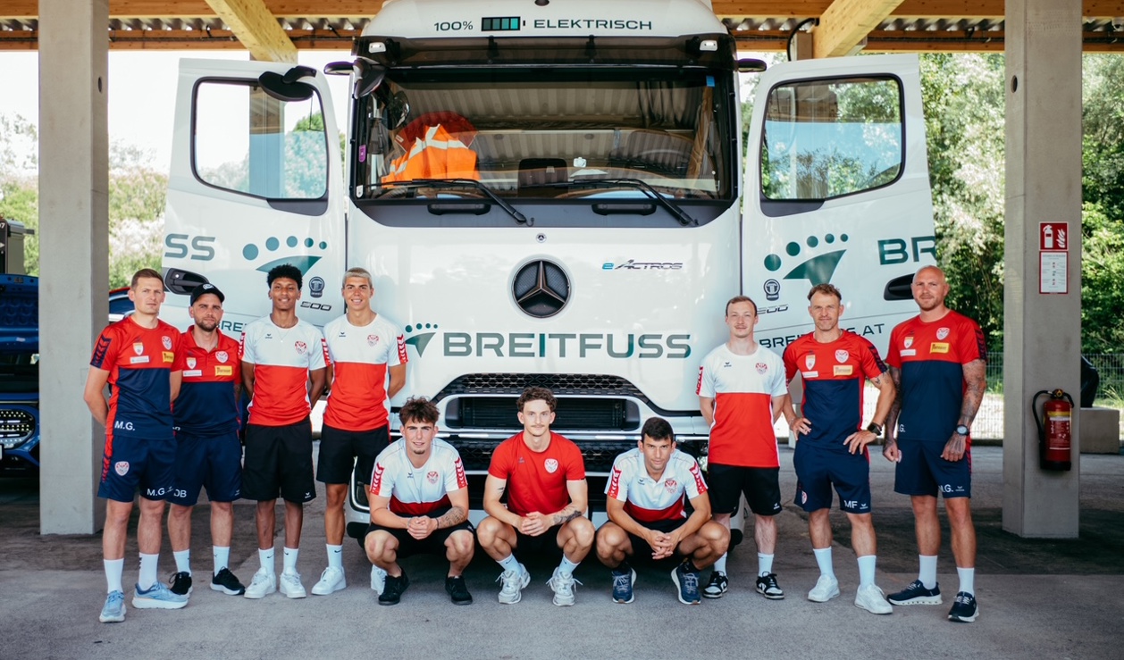 KSV 1919 als Partner bei der Eröffnung des neuen Ladepark Kapfenberg